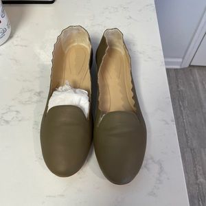Chloe Scallop Flats Size 37 New